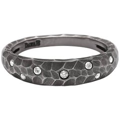 Hammered Sculpted “Constellation” Stacking Band