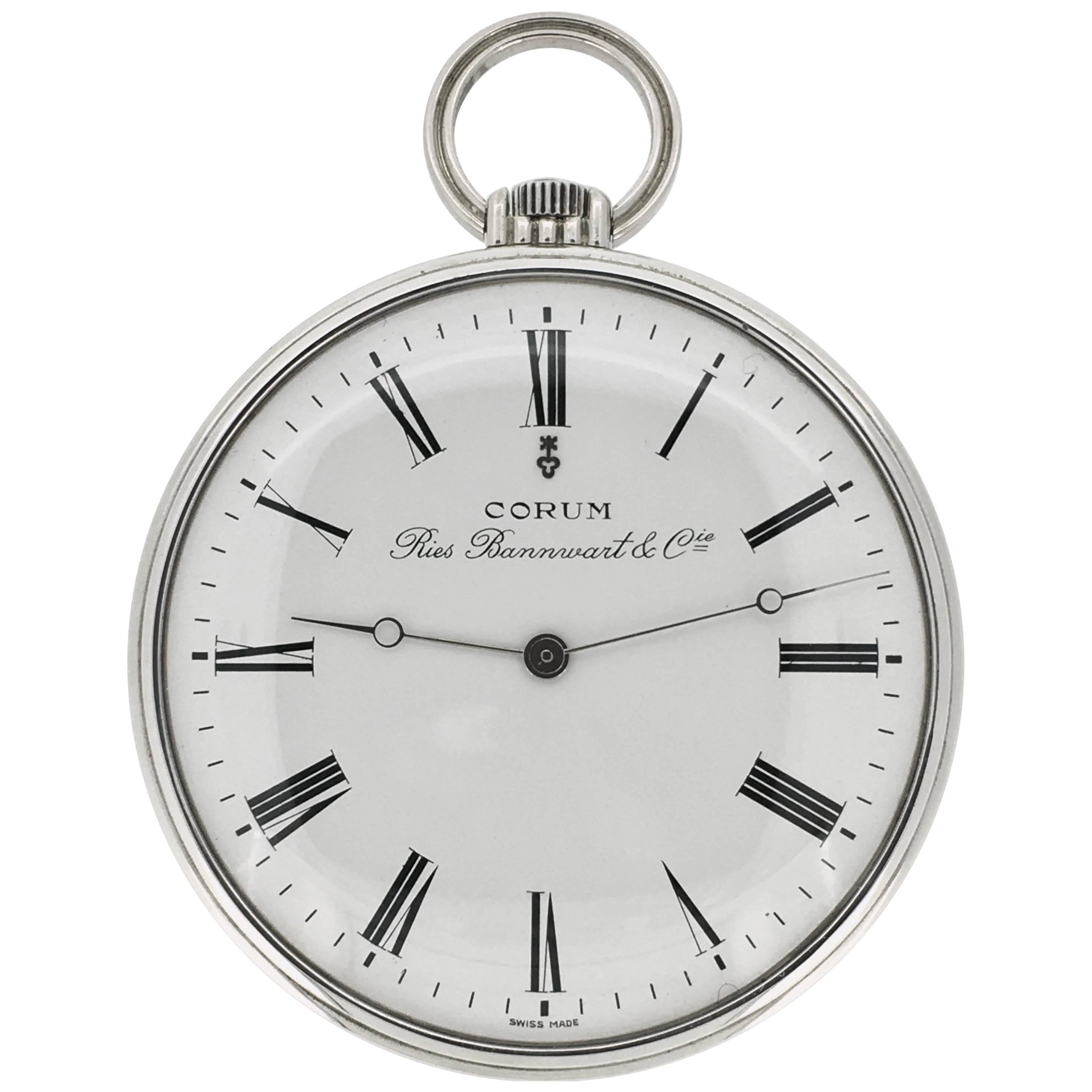 Corum Pocket Watch Silver Mechanical