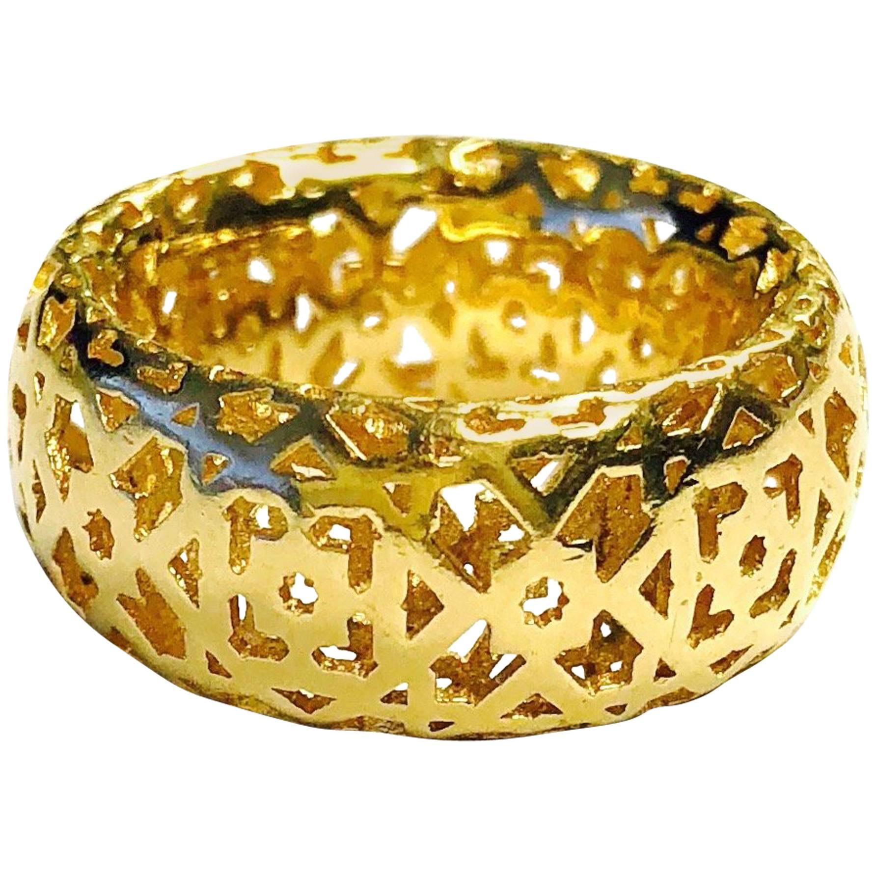 Tiffany & Co. Paloma Picasso Marrakesh Gold Band Ring