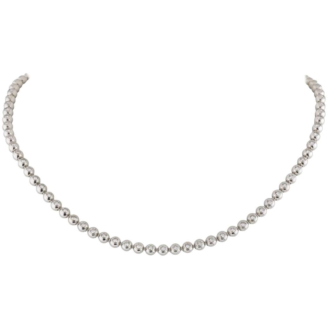 Cartier Diamond Moonlight Necklace 3.36 Carat
