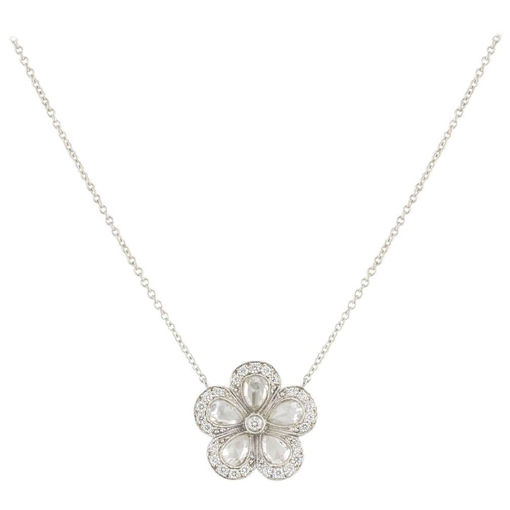 Tiffany & Co. Garden Flower Necklace 1.86ct