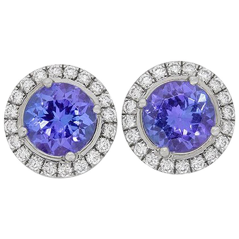 Tiffany & Co. Soleste Tanzanite and Diamond Earrings