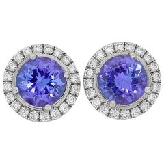 Tiffany & Co. Soleste Tanzanite and Diamond Earrings