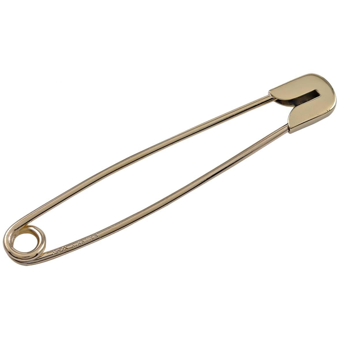 Cartier Gold Safety Pin
