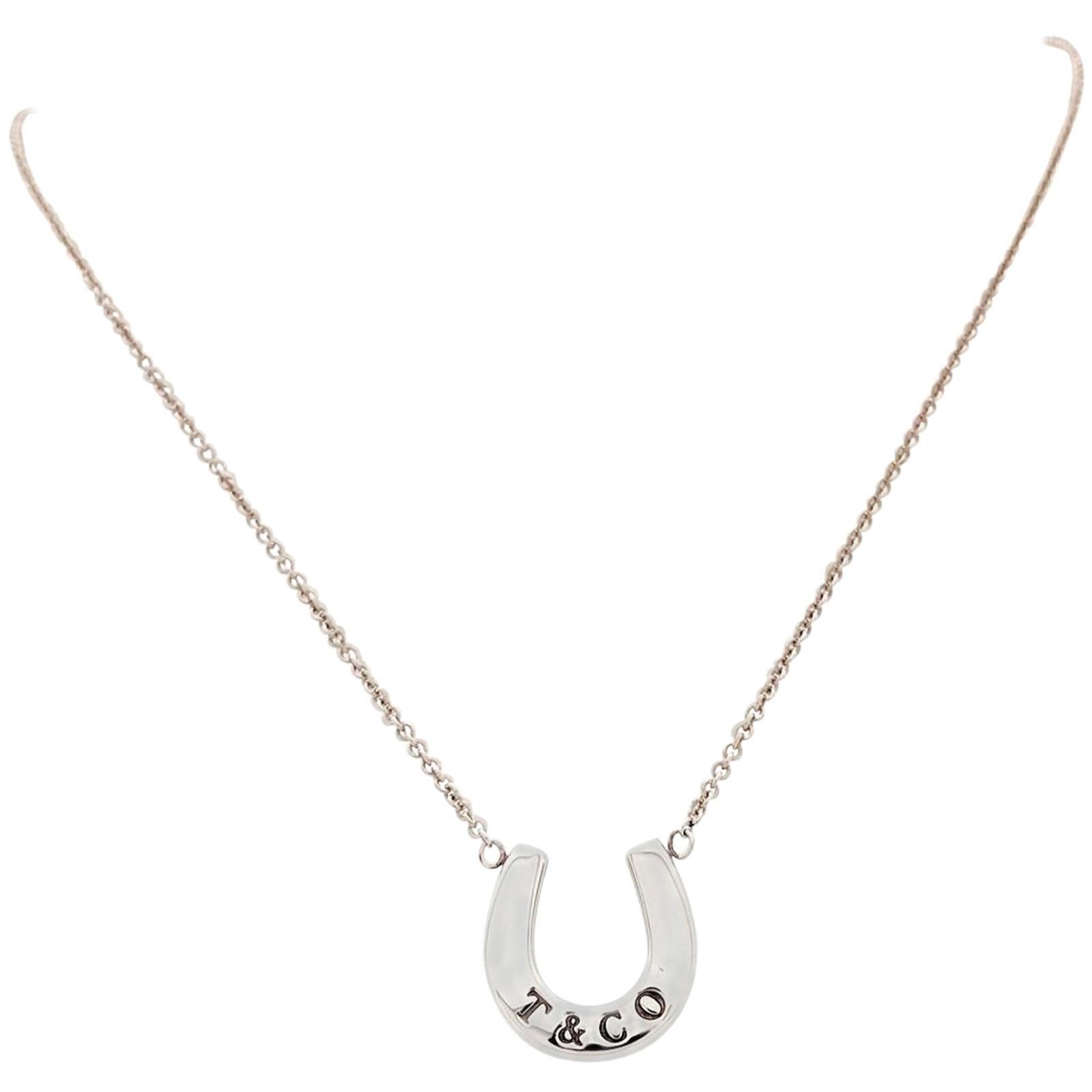 Tiffany & Co. // Sterling Silver Horseshoe 1837 Necklace – VSP Consignment