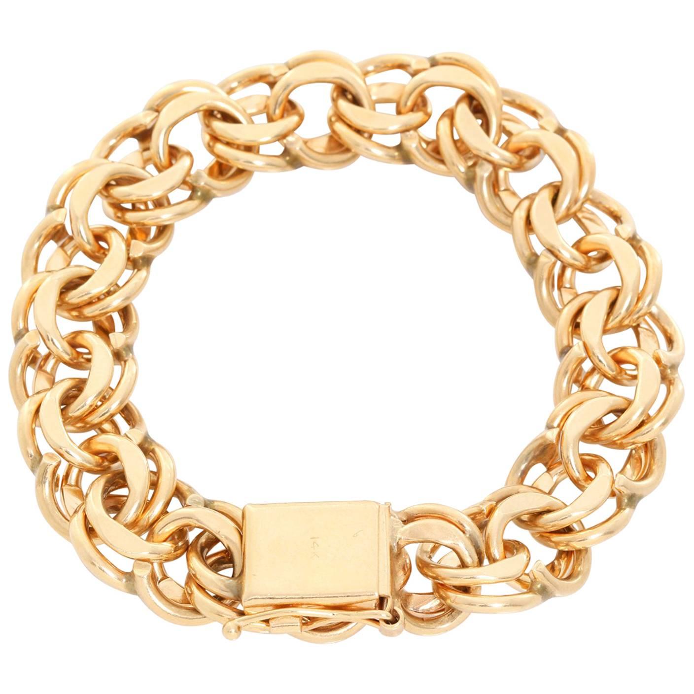 Gold Link Charm Bracelet main image 0