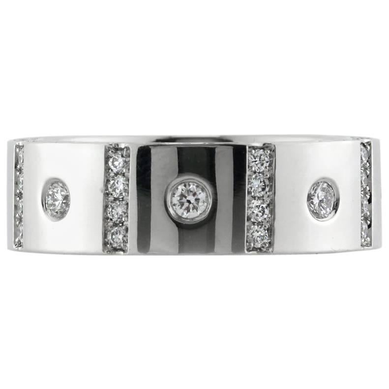 Memoryring, Mark Broumand 1,50 Karat runder Diamant im Brillantschliff im Angebot