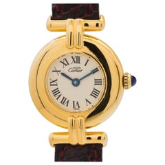 Cartier Ladies Vermeil Must de Colisee Quartz Wristwatch, circa 1990s