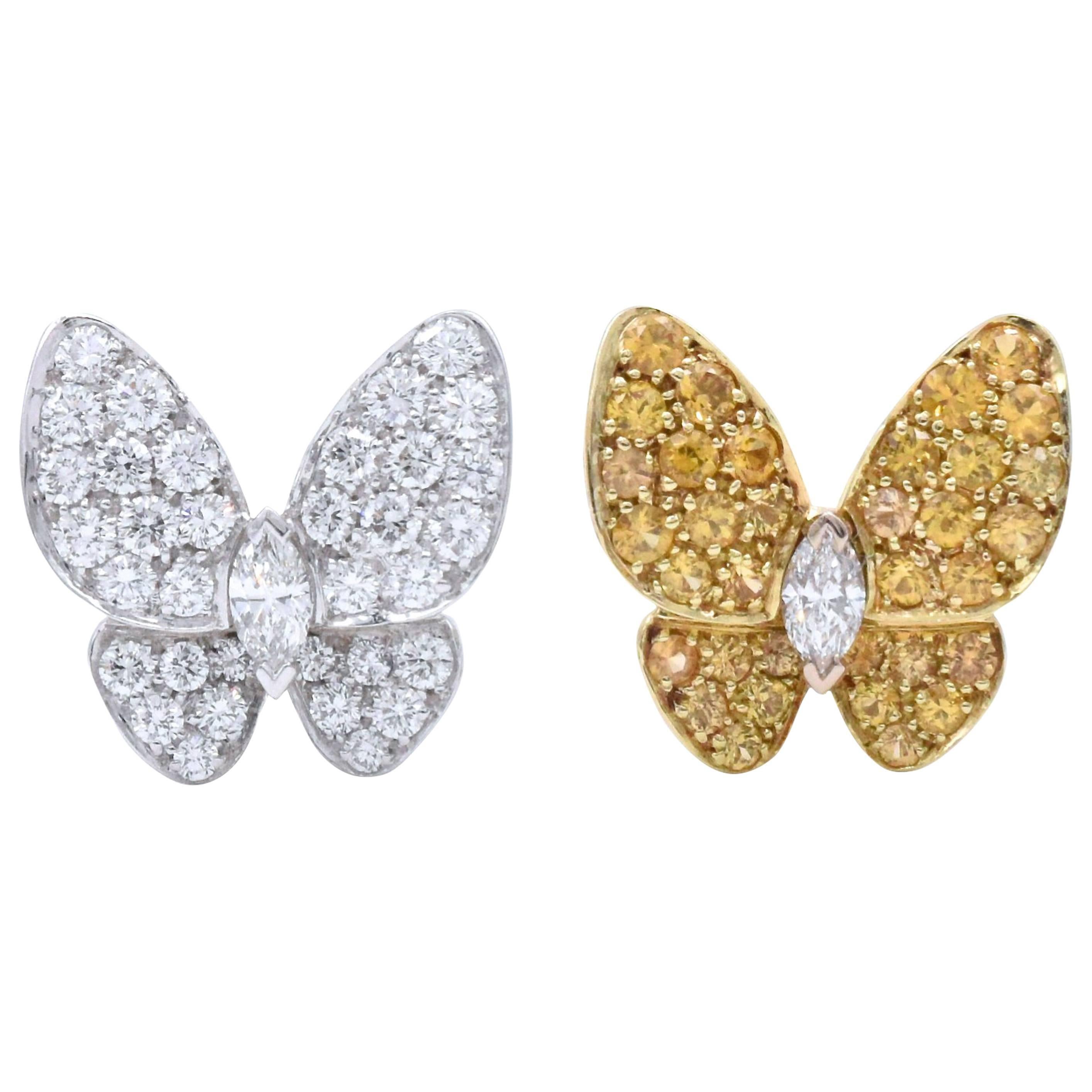 Van Cleef & Arpels Butterfly Earrings
