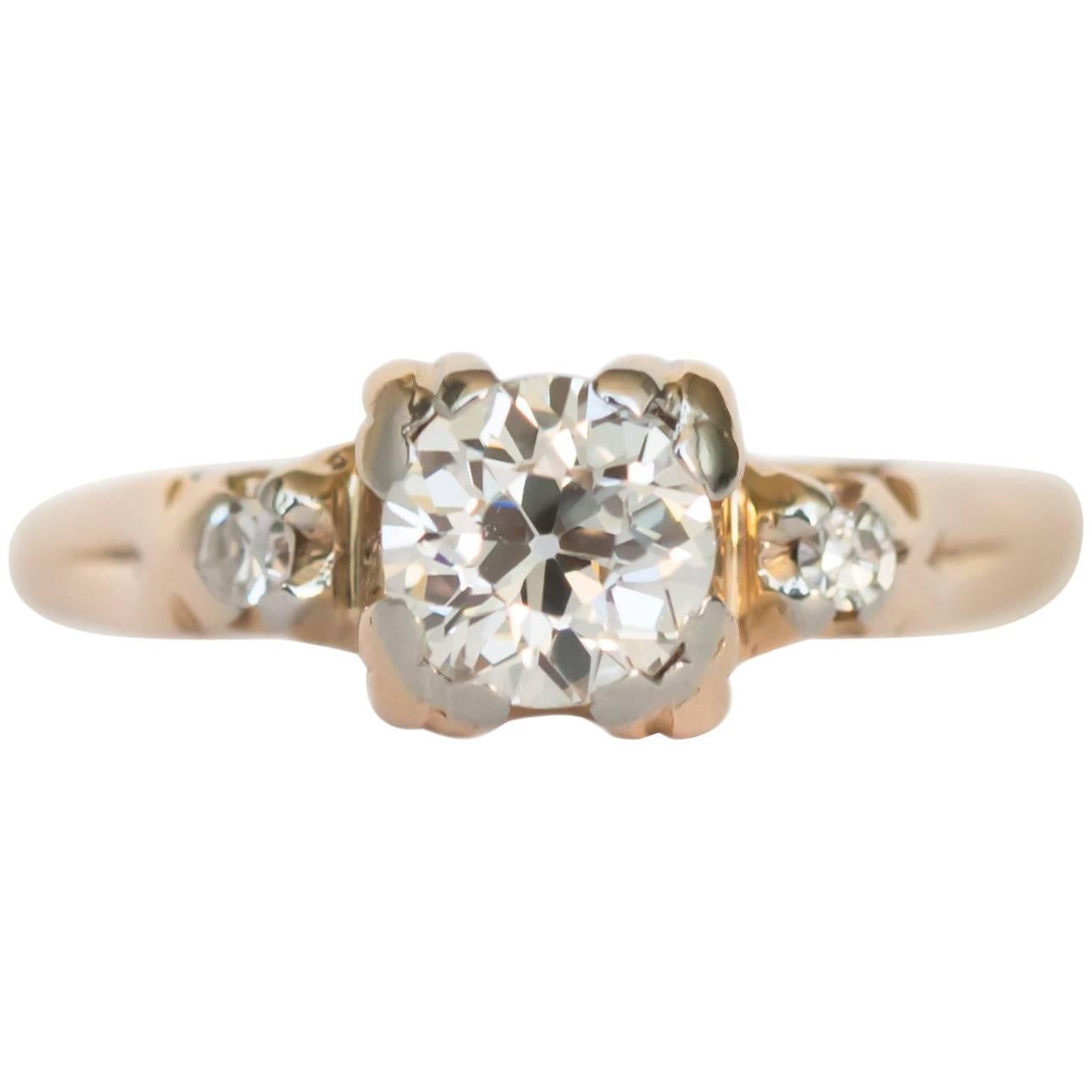 .65 Carat Diamond Yellow Gold Engagement Ring
