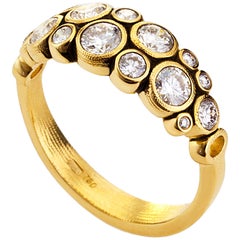 Alex Sepkus Gold and Natural Diamond Ring