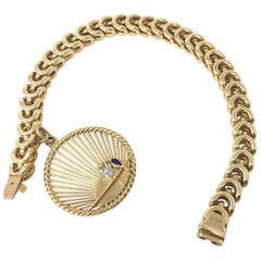 1970s Van Cleef & Arpels Iconic Gold Charm Bracelet