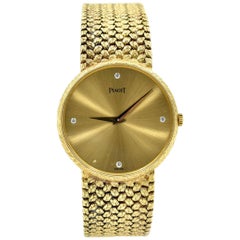 Piaget Yellow Gold Retro Automatic Wristwatch