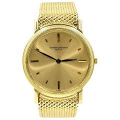 Vacheron Constantin Yellow Gold Vintage manual Wristwatch Ref 6351