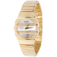 Piaget Polo 861 C 701 Women's Watch Mother of Pearl Dial in 18K Yellow Gold
