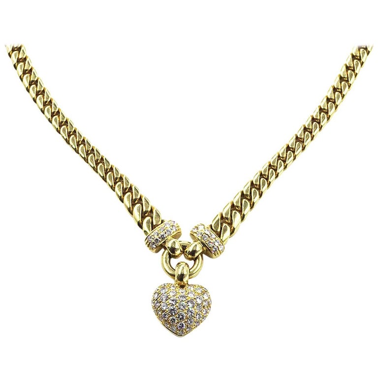 Louis Vuitton Cuban Gold Necklace 18 Inch for Sale in Friendswood