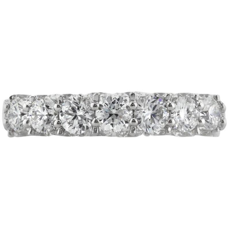 Mark Broumand 2.00 Carat Round Brilliant Cut Diamond Three-Sided Ring For Sale