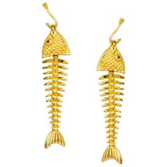 Tiffany & Co. Fish Scale Earpendants