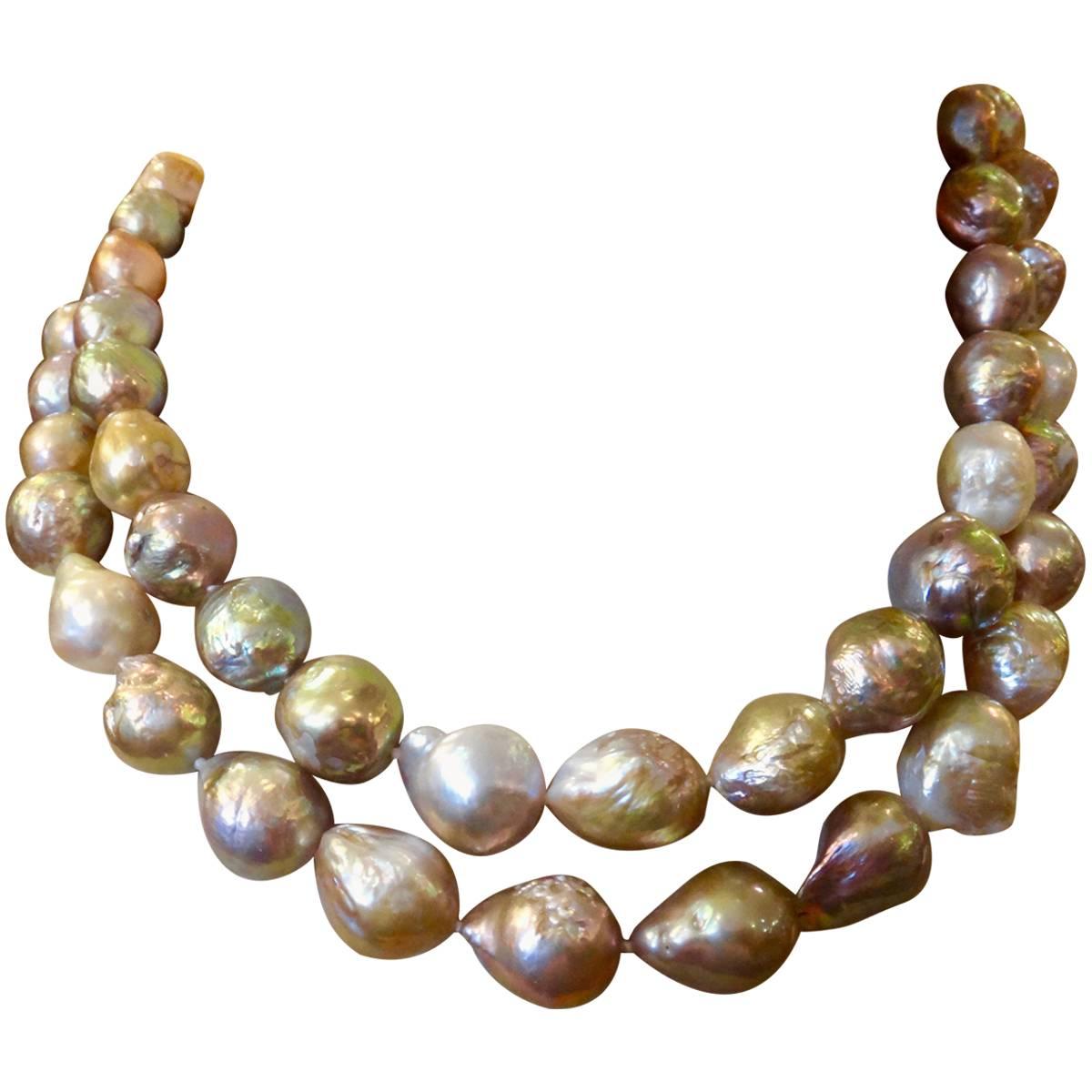 Michael Kneebone Multicolored Kasumi Pearl Necklace