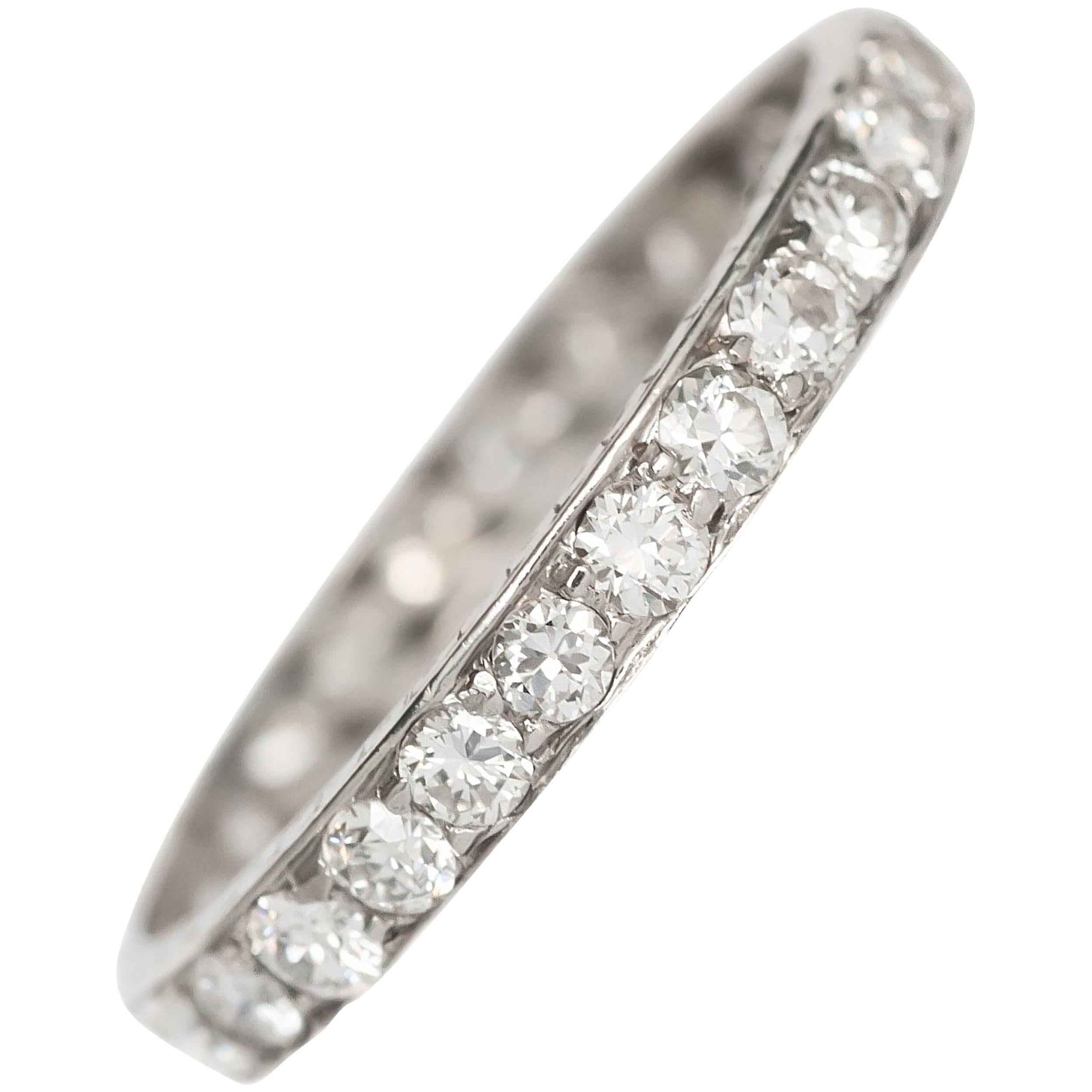 Tiffany & Co. Diamant-Diamant-Platin-Ehering
