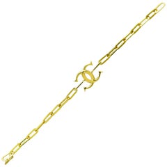 Vintage Cartier 18 Karat Yellow Gold Link Bracelet