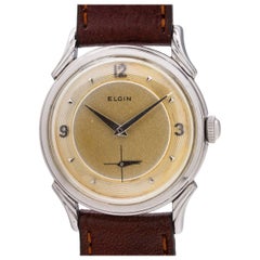 Elgin Stainless Steel “LP” manual wind wristwatch, circa 1950s