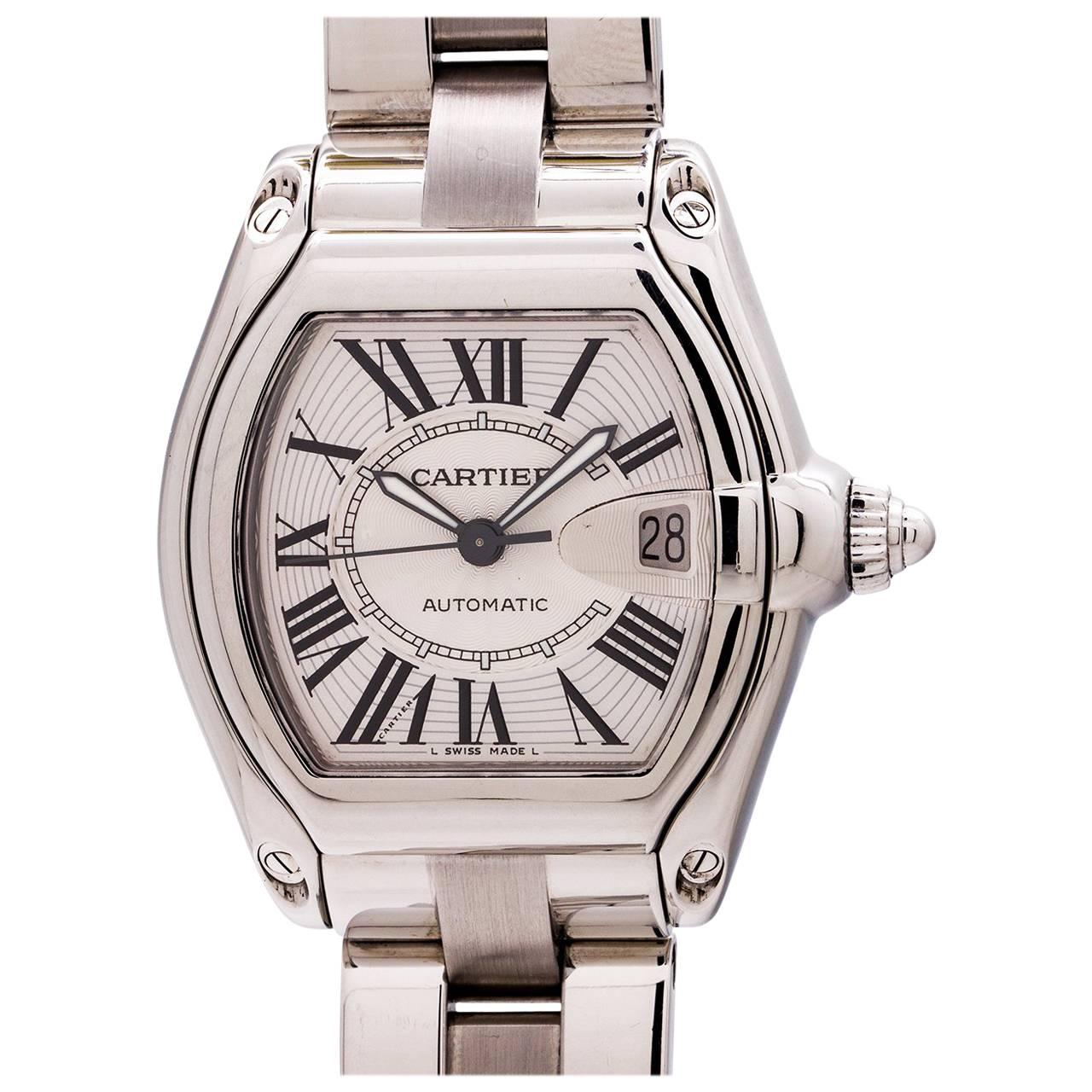 Cartier Stainless Steel Roadster automatic wristwatch, circa 2000s