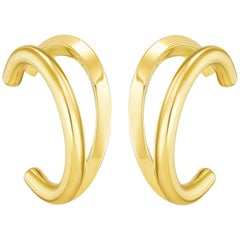 18 Carat yellow Gold Vermeil Fusion Earrings