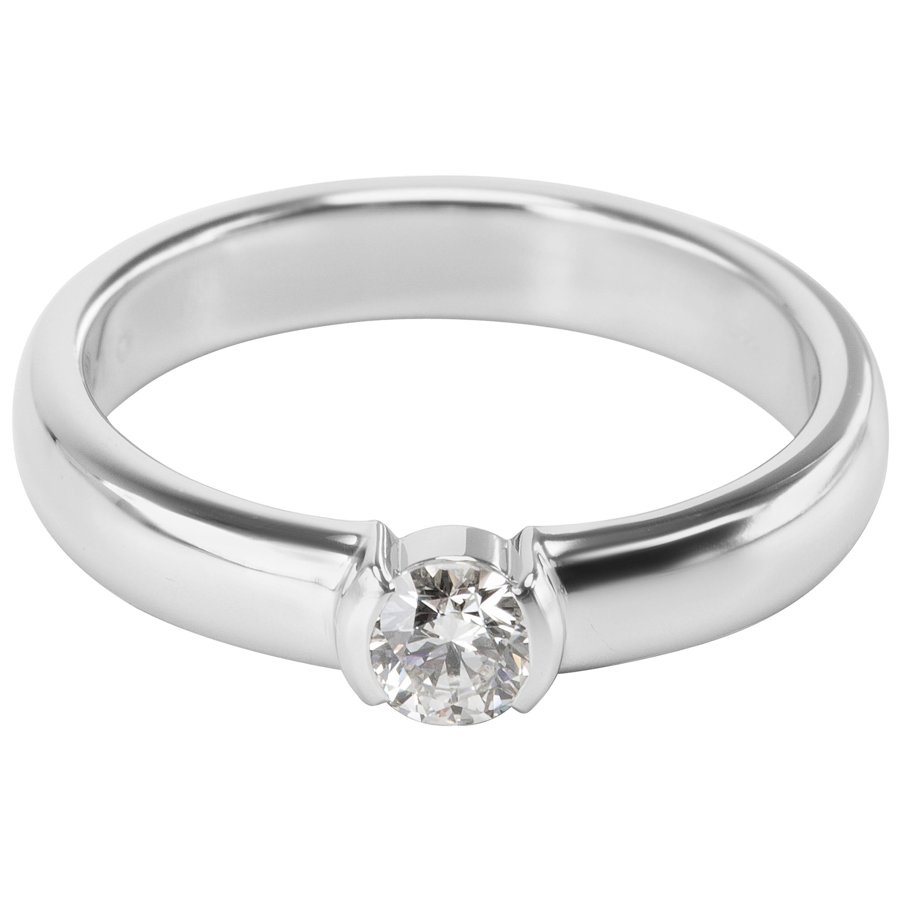 Tiffany & Co. Diamond Engagement Ring in Platinum H-VVS1 0.24 Carats