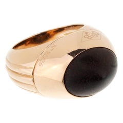 Anillo de Cóctel de Oro Rosa y Madera de Edición Limitada Boucheron