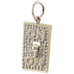 Vintage Gold Light Switch Charm