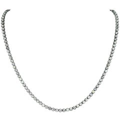 Antique Victorian Paste Necklace Silver, circa 1900