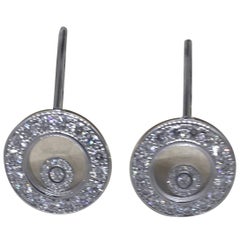 Chopard Happy Diamonds 18 Karat Gold Drop Earrings 83/7341-1001