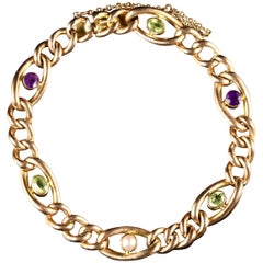 Antique Victorian Suffragette 9 Carat Bracelet, circa 1900