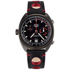 Retro Heuer Monza Calendar Chronograph Wristwatch