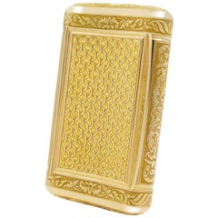 Antique Gold Snuff box by Adrien-Maximilien Vachette, Paris, 1819-1838
