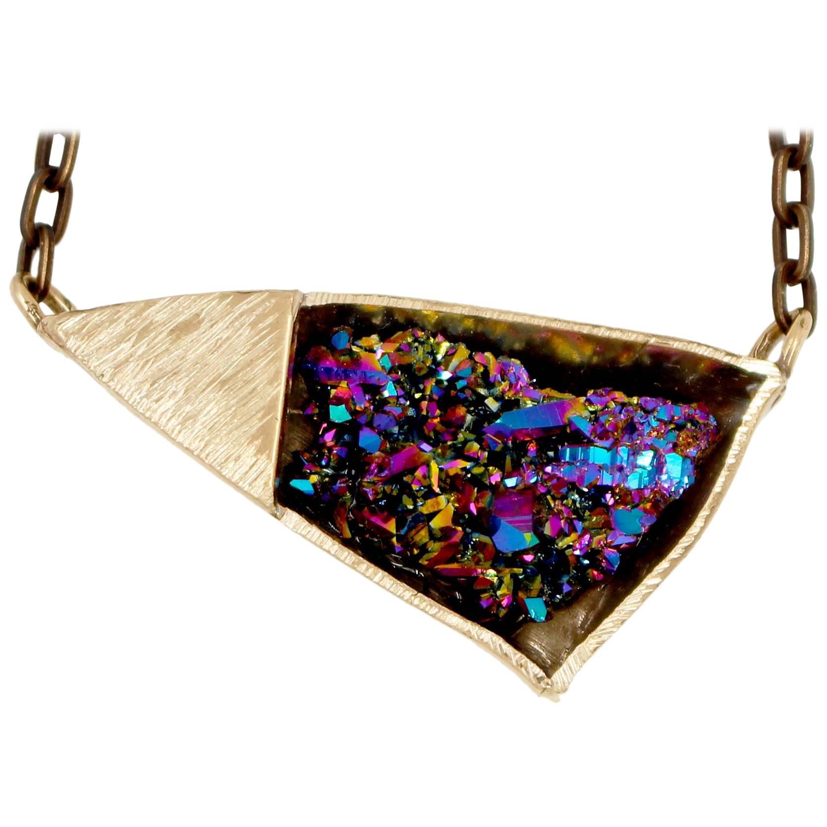 Titanium Quartz Necklace