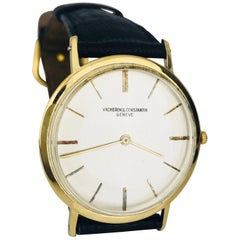 Retro Vacheron Constantin yellow gold Ultra Thin manual wind wristwatch, c1950