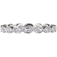 Mark Broumand 0.35ct Round Brilliant Cut Diamond Eternity Band in 18k Rose Gold