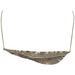 Feather "Bar Necklace"