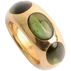 Pomellato Three-Stone Tourmaline Ring
