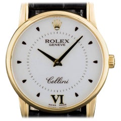 Rolex Yellow Gold Cellini Manual Wind Wristwatch Ref 5116/8