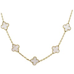 Van Cleef & Arpels 20 Motif Mother-of-Pearl Necklace