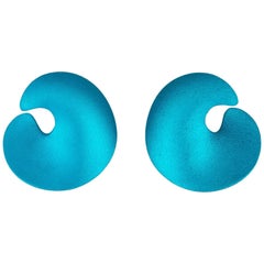 Boucles d'oreilles "Valerie" en bleu JAR