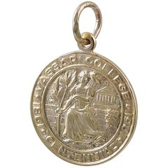 Retro Gold Tiffany Vassar College Medal