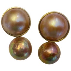 Michael Kneebone Kasumi Pearl Mobe Pearl Drop Earrings