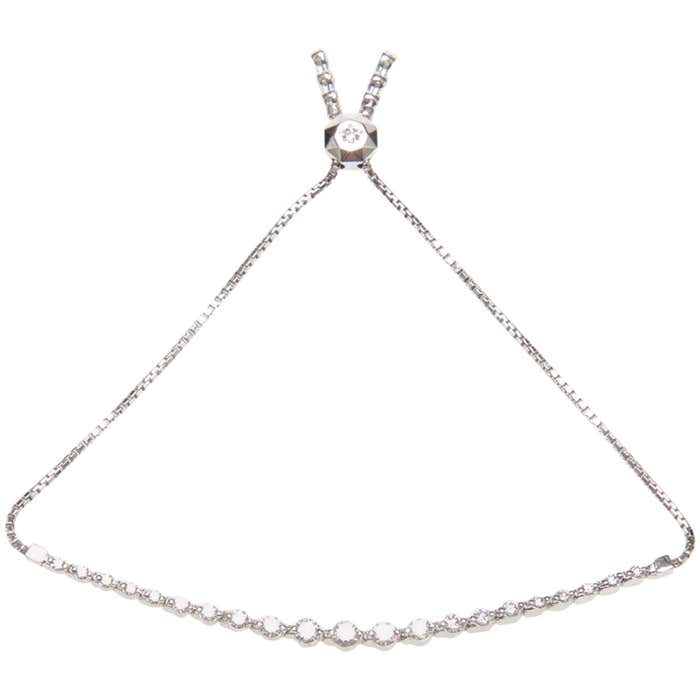 Diamond String Bracelet at 1stDibs | diamond bracelet on a string ...