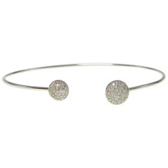 Bracelet à disques en diamants