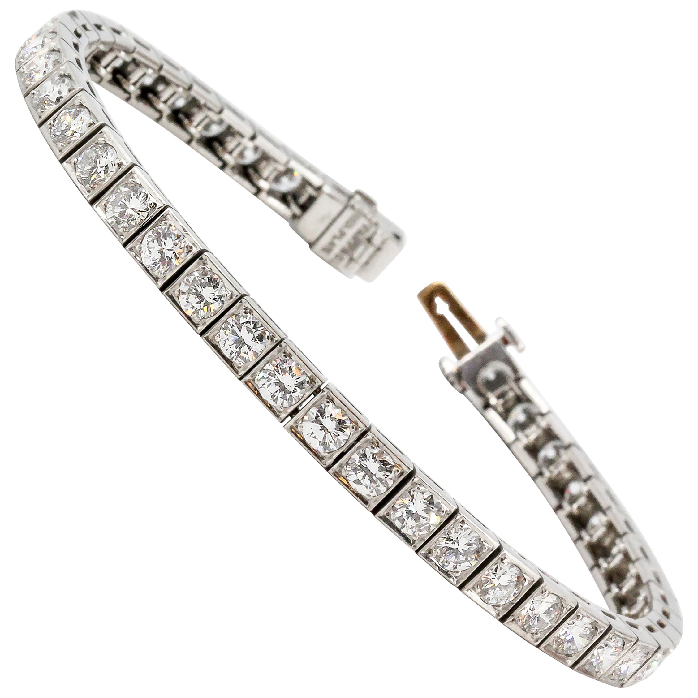 Platinum tennis bracelet