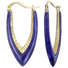 Venyx 18 Karat Gold Lapis Parrot Star Fish Earrings